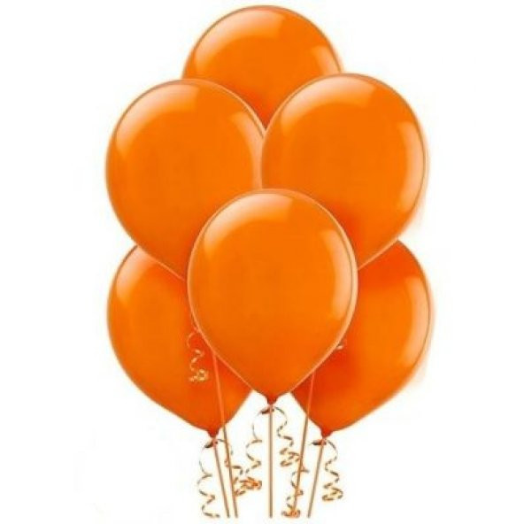 Benim Marifetlerim Metalik Turuncu Balon 12 İnch 30 Adet ürün görseli