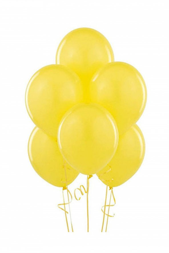 Benim Marifetlerim Metalik Sarı Balon 12 İnch 30 Adet