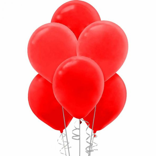 Benim Marifetlerim Metalik Kırmızı Balon 12 İnch 15 Adet