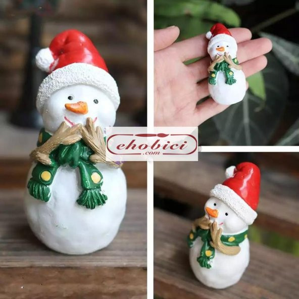 Mutlu Kardan Adam 6,5x3cm - Resim 2