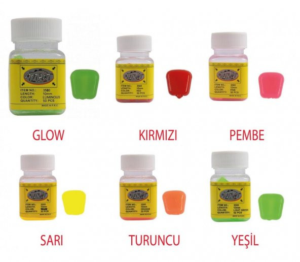 Mutant 3560 Silikon Pop Corn Aromalı Mısır 50'li Kutu Sazan Yemi - 1