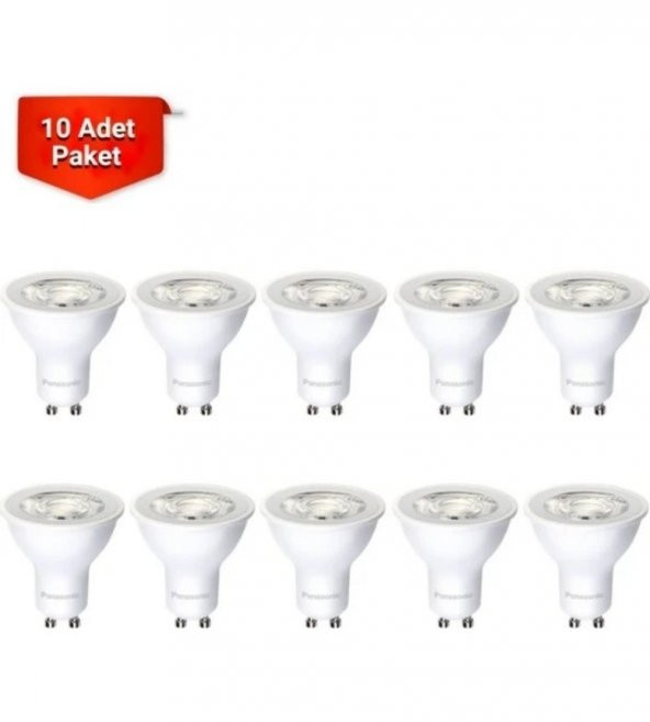 mylights  panasonıc gu10 duylu 2700 sarı renk led ampul  10 adet fiyatıdır - 2