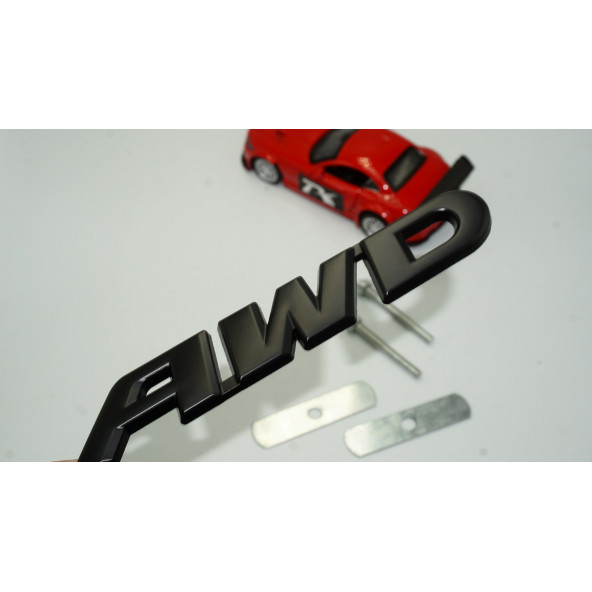 DK AWD All Wheel Drive Ön Panjur Siyah Metal 3D Yazı Logo ürün görseli
