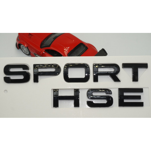 DK Land Rover Range Rover Sport HSE Parlak Siyah Bagaj Yazı Logo - Resim 3