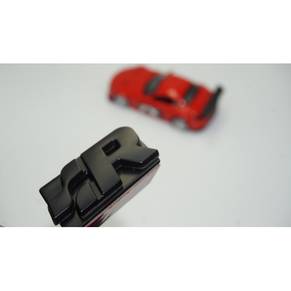 DK Volkswagen R SR R32 R36 GTi Racing Ön Panjur Siyah Logo