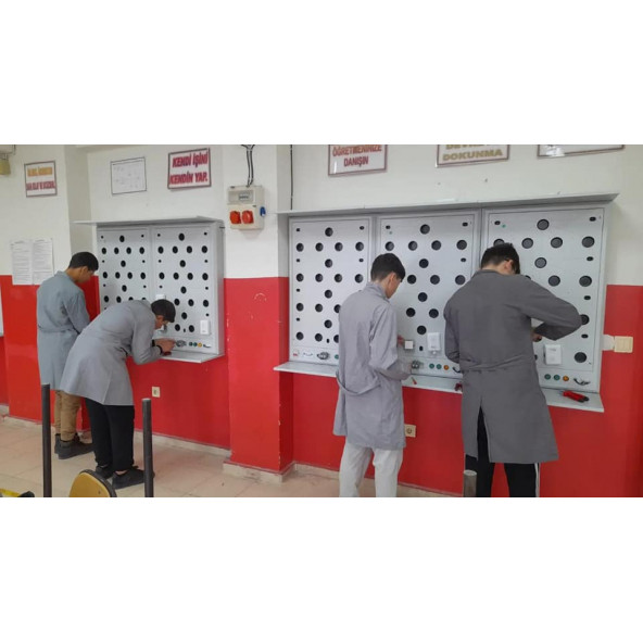 DUVAR TİPİ ELEKTRİK TESİSAT EĞİTİM SETİ - 4