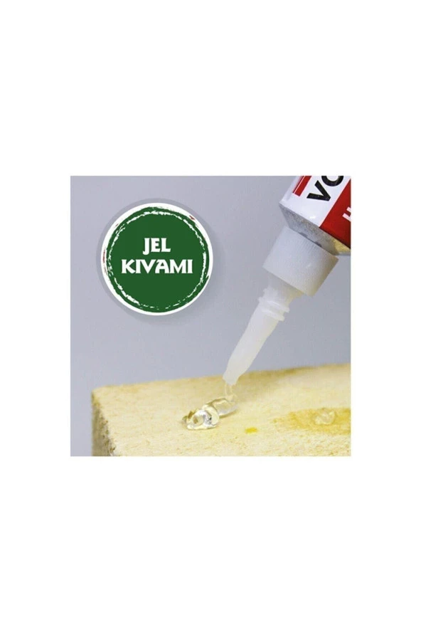 Vodabond Tamir Et Çok Amaçlı Jel Yapıştırıcı 20 GR Metal - Plastik - Kauçuk - Ahşap - Cam - 2
