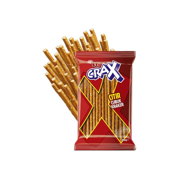Eti Crax Sade Çubuk Kraker 40gr 34 Adet - 3