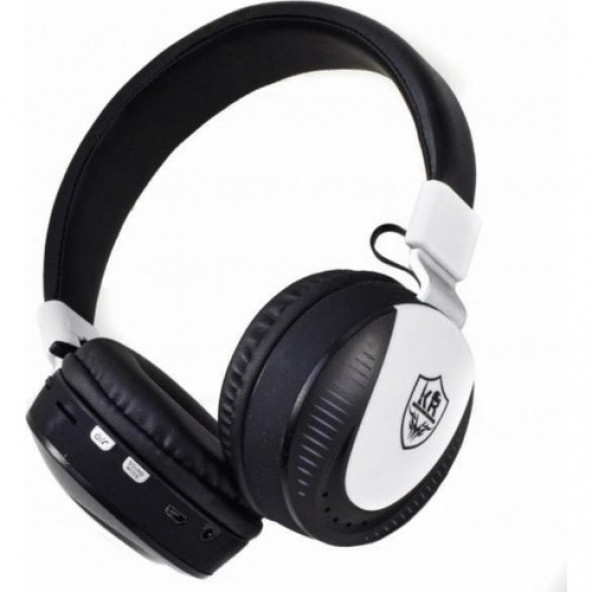 KABLOSUZ BLUETOOTH OYUNCU KULAKLIĞI KR-GM044 RGB LIGHT GAMING KULAKLIĞI BEYAZ