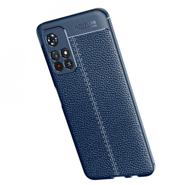 Xiaomi Redmi Note 11T 5G Kılıf Antişok Deri Silikon Kapak - 11