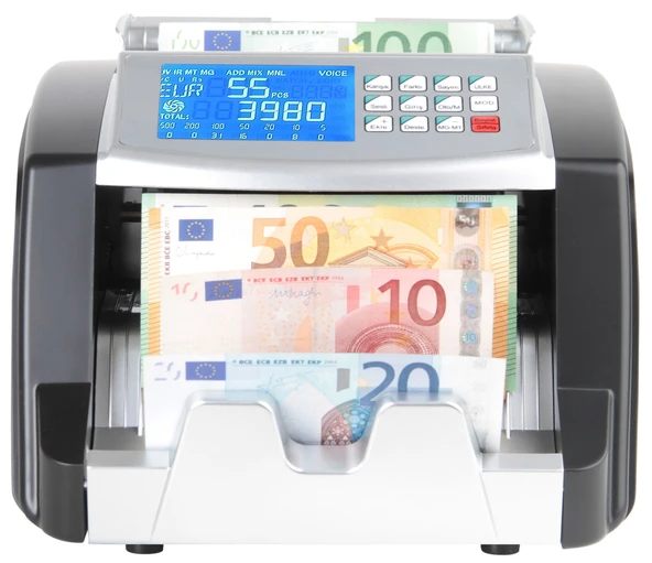 Baove GB7100S Karışık Para Sayma Makinesi - TL - Euro - Usd - Türkçe Sesli Uyarı + Müşteri Ekranı - 3