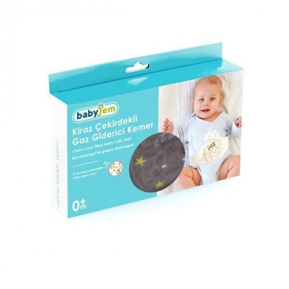 Babyjem Kiraz Çekirdekli Gaz Kemeri Gri