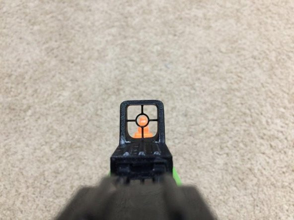 Nerf Sight Dürbün Ek Organik Plastikten Aksesuar Oyuncak  Aparatı