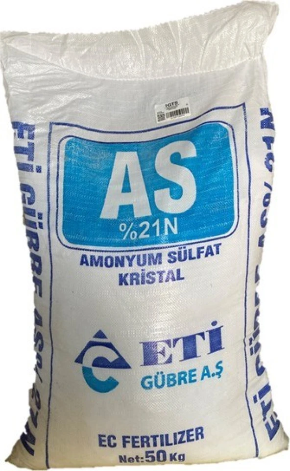 Eti Şeker Gübre Amonyüm Sulfat %21 Azot 1 KG
