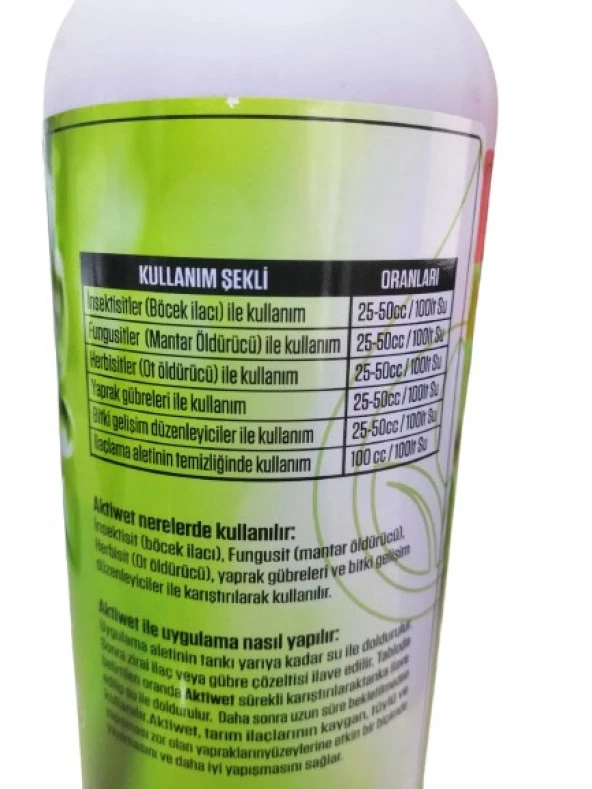 Aktiwet Yayıcı Yapıştırıcı (1 litre) pH Düşürücü - 2