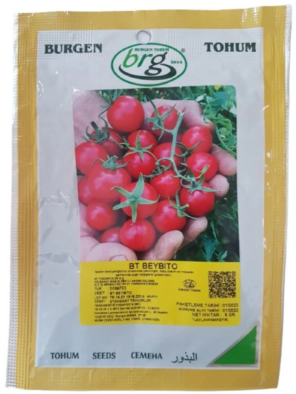 BT Beybito Cherry Domates Tohumu (5 gr)
