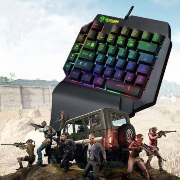 3 in 1 Pubg Mobil Oyuncu Klavye Mouse Seti Telefon Stantlı Bluetooth Bağlantılı - 2