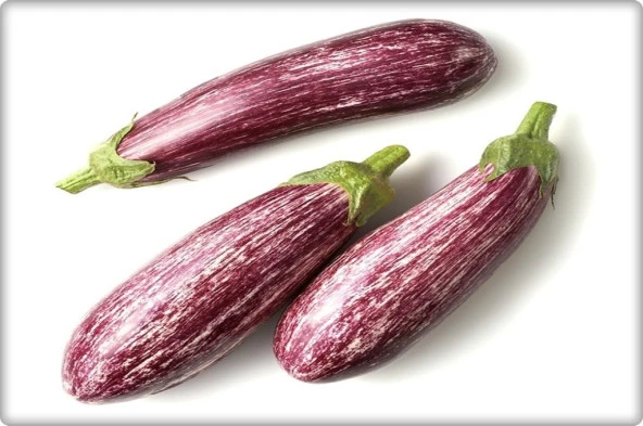 Çizgili Patlıcan Tohumu (10 Gr) Alaca Patlıcan - 2