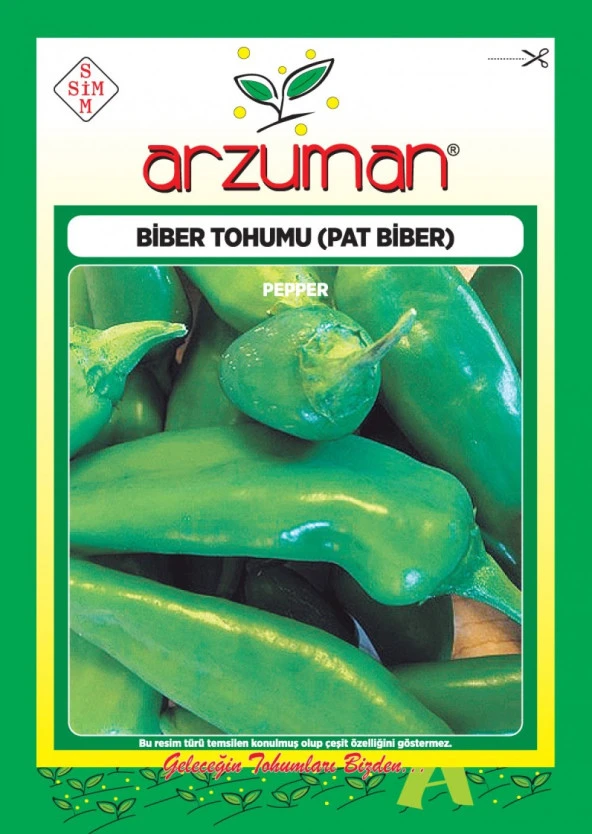 Pat Biber Yeşil Yağlık Biber Tohumu (10 gr)