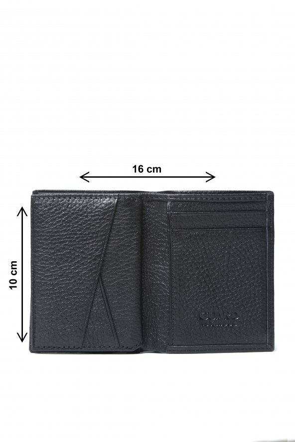 Guard 863 Wallet Erkek Deri Cüzdan Şeffat, Kredi Kartı, Kağıt para Bölümü - 2