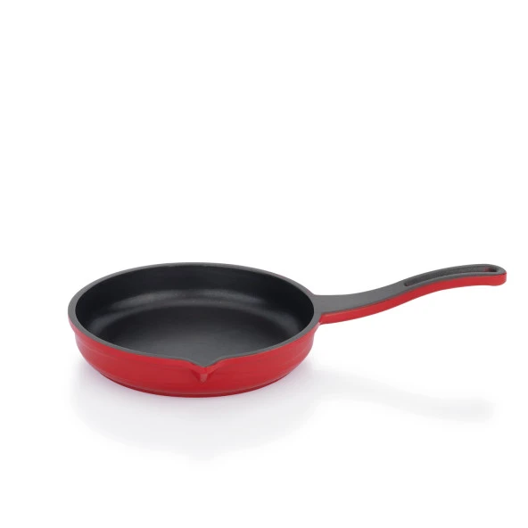 Schafer Pro Cast Mini Döküm Tencere Seti 5 Parça-Kırmızı - 3