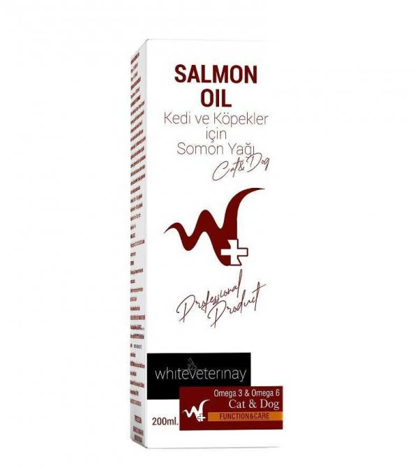 WhiteVeterinay Salmon Oil Cat&Dog 200 ML ( Omega 3 Ve 6 Içerikli Somon Yağı ) - 3