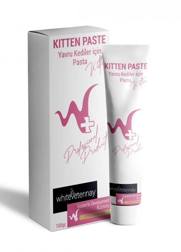 WhiteVeterinay Kitten Paste 100 Gr ( Yavru ve Anne Kedi Macunu )