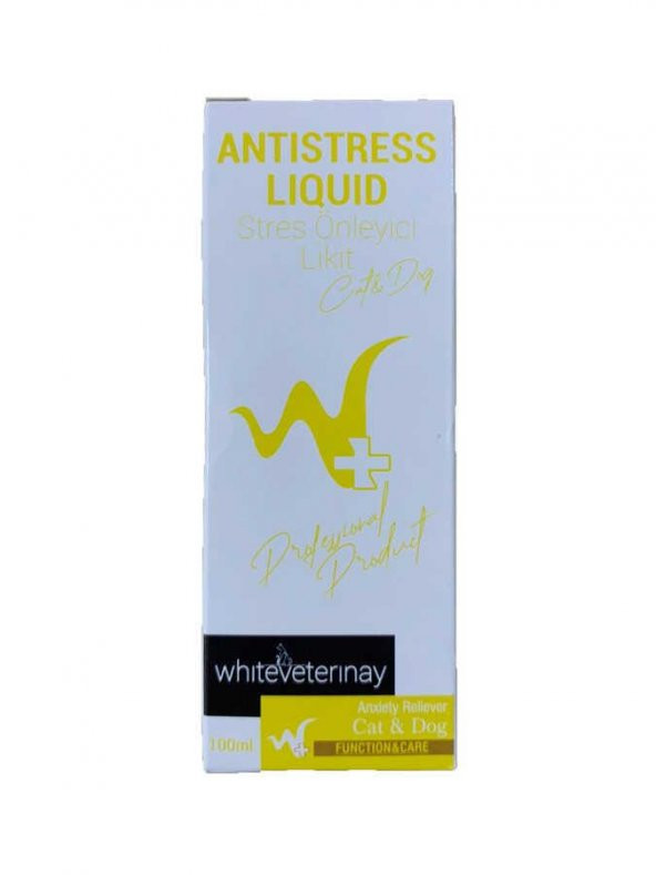WhiteVeterinay Antistress Liquid Cat&Dog 100 ML ( Kedi ve Köpekler için Stres Önleyici ) - 2