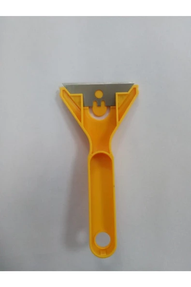 Cam Ve Buz Kazıma Metal Uçlu Plastik Sap - 4