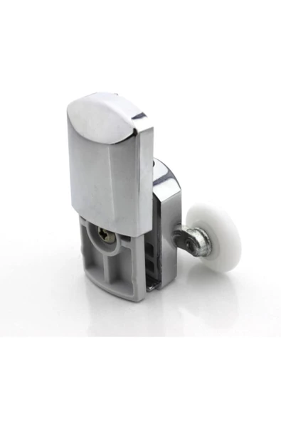 Kırılmaz Duşakabin Tekeri Krom Çift Teker Duşakabin Rulmanı Eksiksiz Tam Set - 4