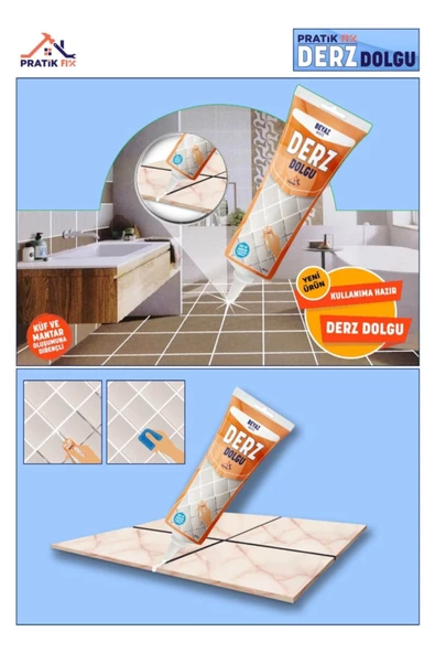 Pratik Gaga Uçlu Hazır Derz Dolgu Beyaz 400 Gr 2 Adet (küf Ve Mantara Dirençli) - 3