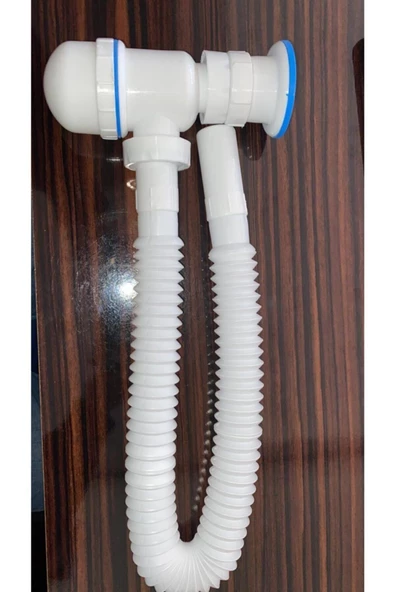 Körüklü Tahliye Taslı Lavabo Evye Sifonu - Depolu Lavabo Evye Gider Borusu - 2