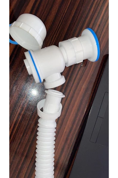 Körüklü Tahliye Taslı Lavabo Evye Sifonu - Depolu Lavabo Evye Gider Borusu - 5
