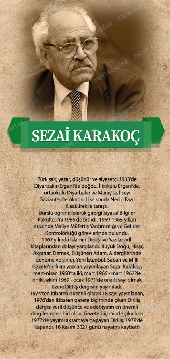 Şairler Sokağı Kapı Giydirme Sezai KARAKOÇ