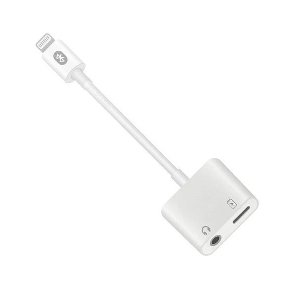Lightning ıpad iphone şarj ve 3.5mm kulaklık çevirici 2 in1 bluetooth
