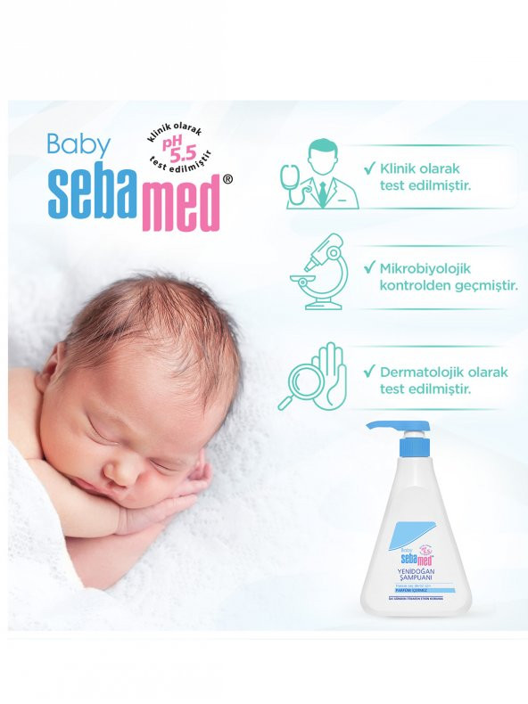 Sebamed Bebek Şampuanı Yenidoğan 500x2 1000 ML - 5