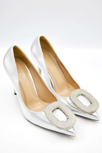 Kadın Taş Toka Detaylı Stiletto - 2