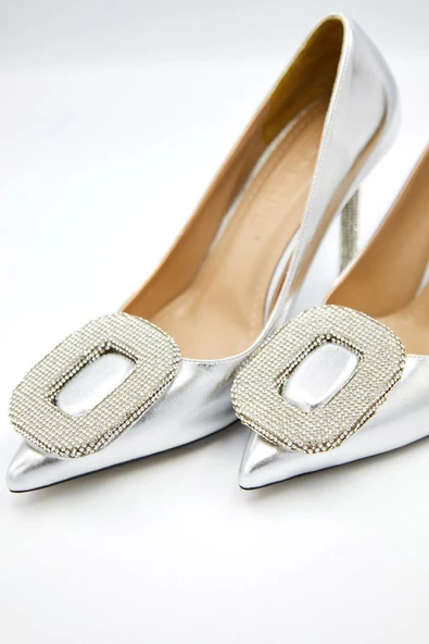 Kadın Taş Toka Detaylı Stiletto - 6
