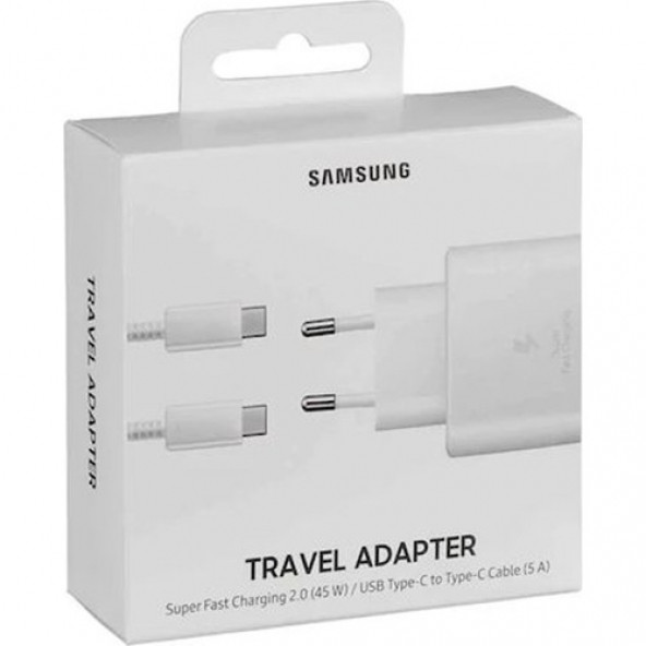 Samsung TA845 Fast Charging 45W Type-C To Type-C Çıkışlı Şarj Aleti / EP-T4510XBEGWW - Resim 6