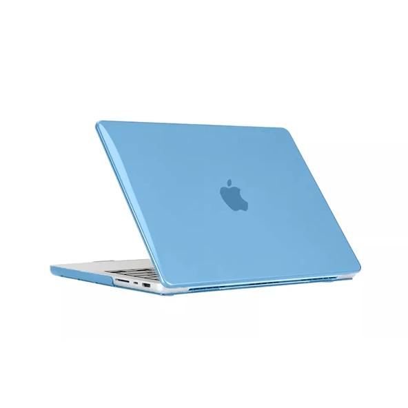 Apple Macbook Pro 13.3inç 2022 M2 A2338 Kılıf Kristal Ön Arka Şeffaf Kapak - 7