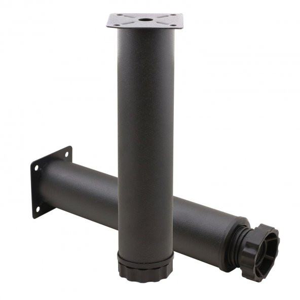 Mobilya Kanepe Baza Koltuk Metal Destek Ayağı Ayarlanabilir Siyah Ayak 25 cm - 3