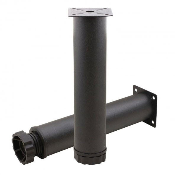 Mobilya Kanepe Baza Koltuk Metal Destek Ayağı Ayarlanabilir Siyah Ayak 20 cm