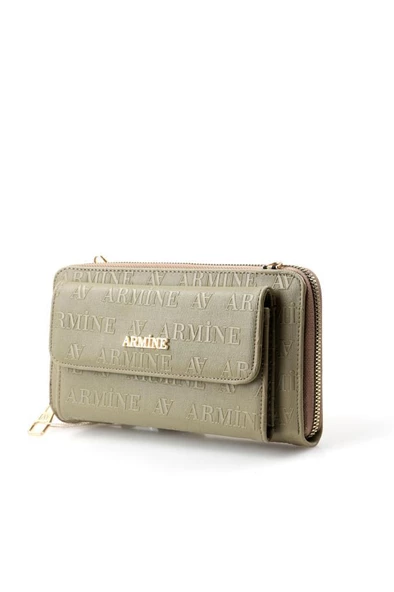 Armine 268 Lazer Baskılı Çapraz Omuz Askılı Bayan Çanta Cüzdan - 9