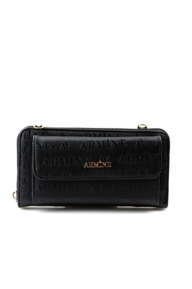 Armine 268 Lazer Baskılı Çapraz Omuz Askılı Bayan Çanta Cüzdan - 4