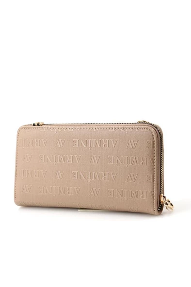 Armine 268 Lazer Baskılı Çapraz Omuz Askılı Bayan Çanta Cüzdan - 8