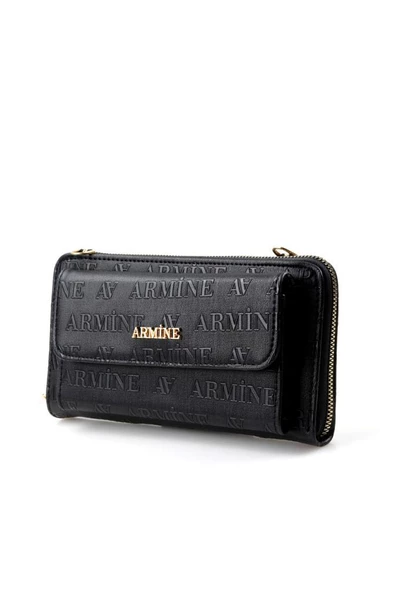 Armine 268 Lazer Baskılı Çapraz Omuz Askılı Bayan Çanta Cüzdan - 3