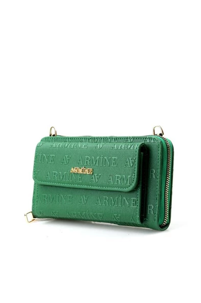 Armine 268 Lazer Baskılı Çapraz Omuz Askılı Bayan Çanta Cüzdan - 2