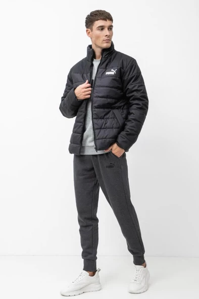 Puma 84934901 Ess Padded Jacket Erkek Günlük Mont Siyah