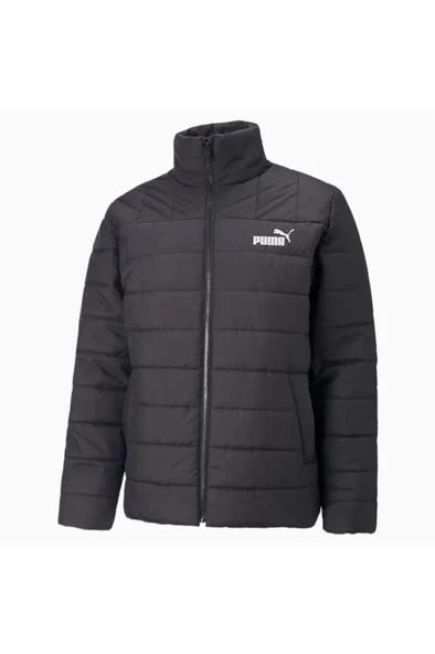 Puma 84934901 Ess Padded Jacket Erkek Günlük Mont Siyah - 5