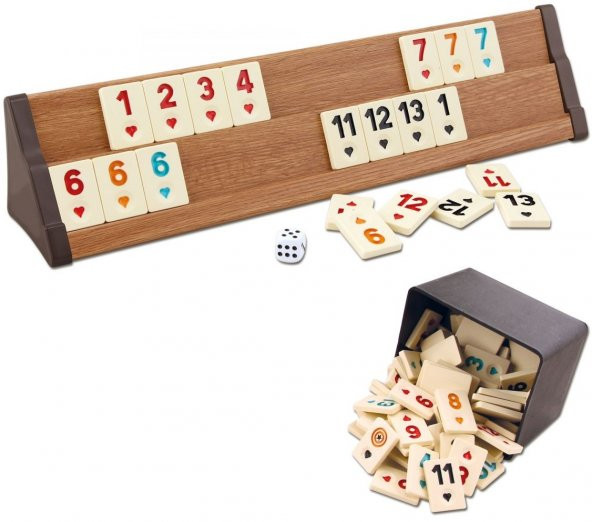 Star Vip Ahşap Okey Takımı Melamin Taş - Resim 2